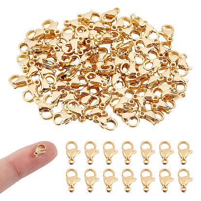 80шт 304 застежки-карабины из нержавеющей стали, застежки на спусковой крючок