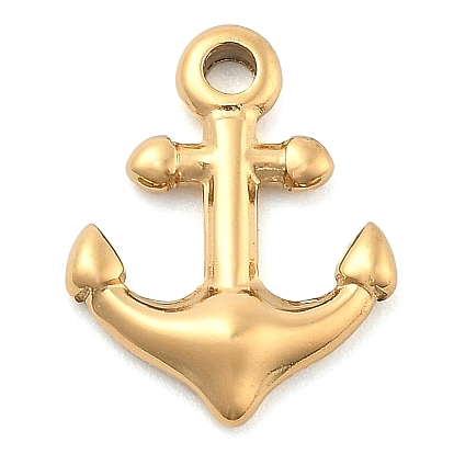 Ионное покрытие (ip) 304 брелоки из нержавеющей стали, якорь