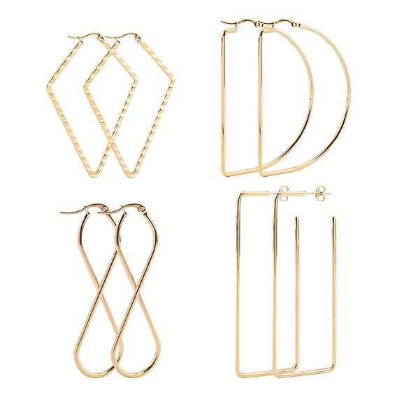 Серьги из 304 нержавеющей стали, гипоаллергенные серьги, с уха орехов, разнообразные