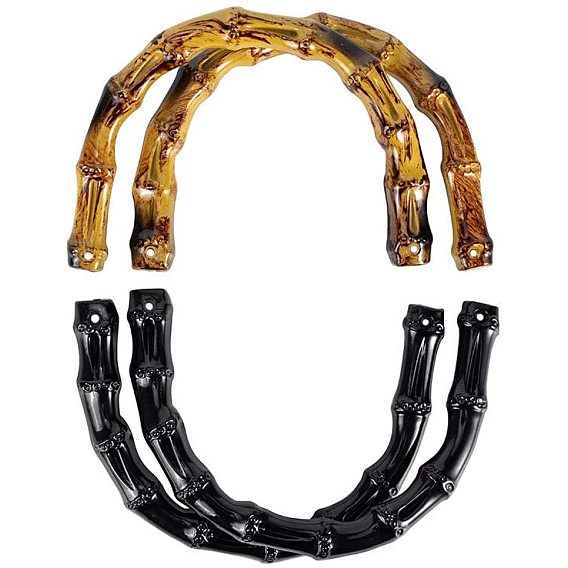 Imitation Bamboo Plastic Bag Handle, U-shaped
