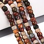 Natural Picasso Jasper/Polychrome Jasper Beads Strands, Barrel