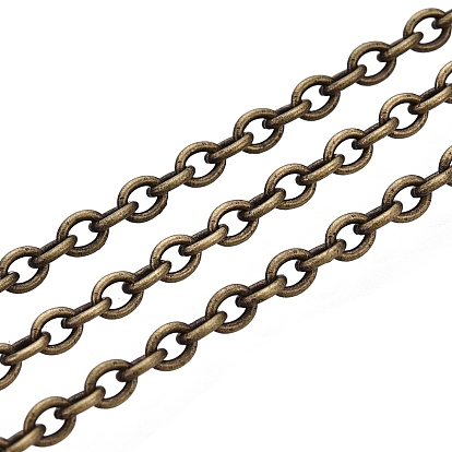 304 cadenas de cable de acero inoxidable, soldada, con carrete, oval