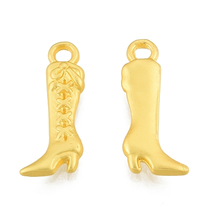 Alloy Pendants, Matte Style, High Boot