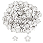 304 Stainless Steel Bead Caps, Flower, 5-Petal