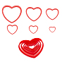 Bakeware Molds Set, Bakeware Tools, Heart