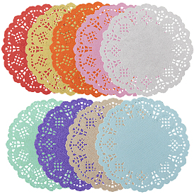 180 шт. 9 цветная кружевная бумага жиронепроницаемая оберточная бумага, для кухонных принадлежностей для выпечки, цветок