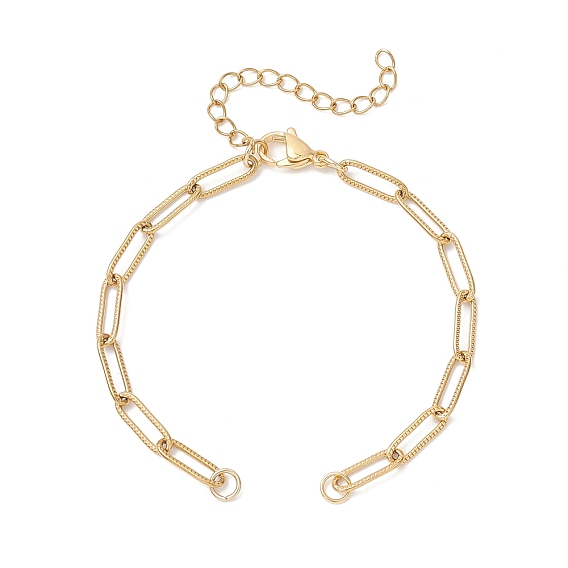 4мм 304 изготовление браслета-цепочки из нержавеющей стали со скрепками