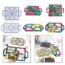 Силиконовые формы для подставки под пищевые продукты, формы для литья смолы, для изготовления ювелирных изделий из эпоксидной смолы