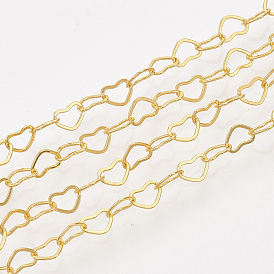 Латунные сердечные цепи, пайки, без кадмия, без никеля и без свинца, с катушкой