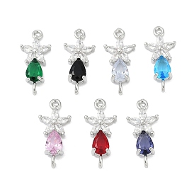 Латунь стекло кулоны, , с результатами платинового тона