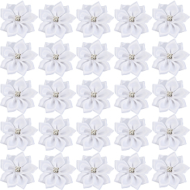 100шт. полиэстеровые стразы в виде цветов для украшения, аппликаций, свадебных украшений своими руками