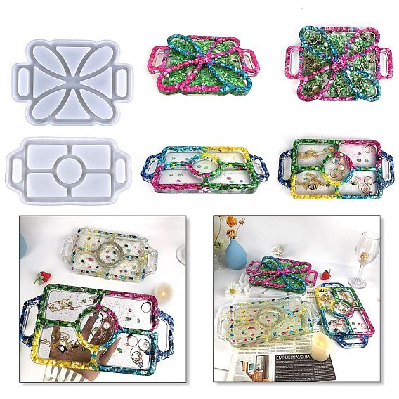 Силиконовые формы для подставки под пищевые продукты, формы для литья смолы, для изготовления ювелирных изделий из эпоксидной смолы