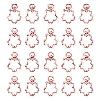 Карабин из цинкового сплава, для брелков, , изготовление ювелирных изделий, сакура, без свинца и без кадмия