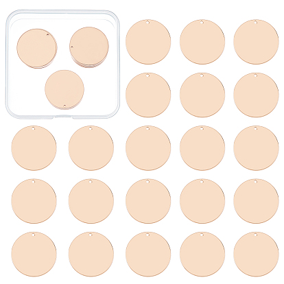 Латунные подвески, штампованная зеркальная полировка пустая бирка, плоско-круглые