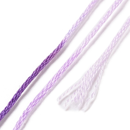 6-Ply Polyester Embroidery Floss, Cross Stitch Threads, Segment Dyed Gradient Color/Christmas/Autumn Color Series