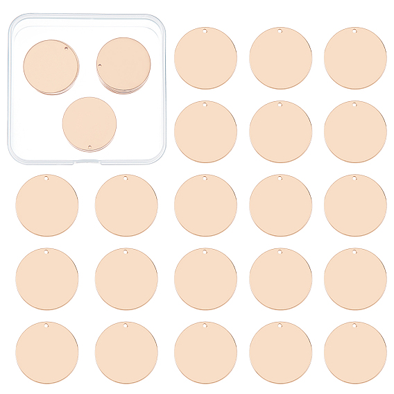 Латунные подвески, штампованная зеркальная полировка пустая бирка, плоско-круглые