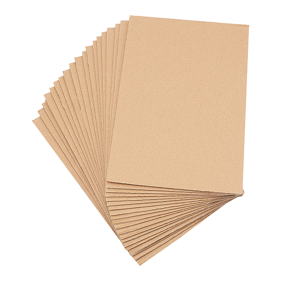 Corrugated Cardboard Sheets Pads, for DIY Crafts Model Building, Rectangle