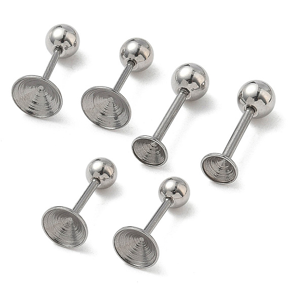 304 Выводы серьги из нержавеющей стали шпилька