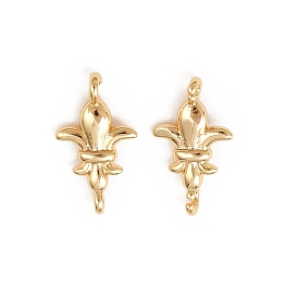 Латунные подвески с соединителем геральдической лилии