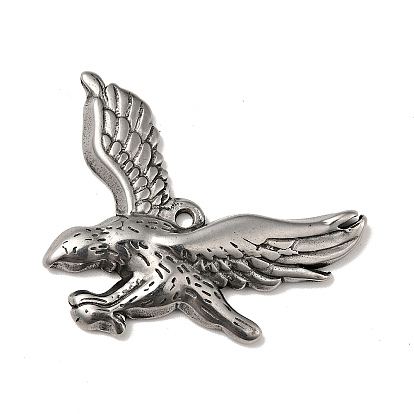 304 Stainless Steel Pendants, Eagle Charms