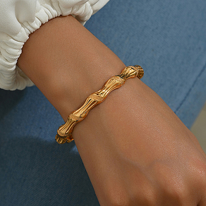 Real 18K Gold Plated Brass Bangles