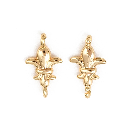 Латунные подвески с соединителем геральдической лилии