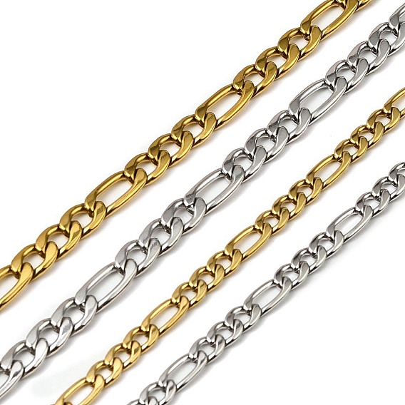 316 хирургические цепи фигаро из нержавеющей стали, ионное покрытие (ip), несварные, с катушкой