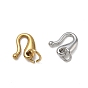 304 Stainless Steel S-Hook Clasps, with Jump Ring