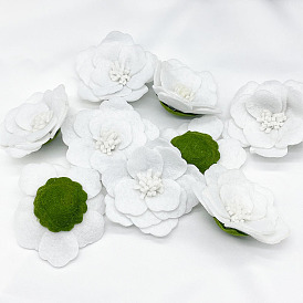 Многослойный цветок из ткани, для обуви своими руками, шляпы, головные уборы, броши, одежда