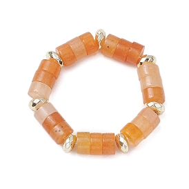 Бусины из гематита и кольца из натуральных драгоценных камней для женщин