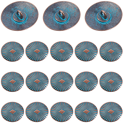 18 шт. 1 пуговицы с хвостовиком из сплава с отверстиями, овальные