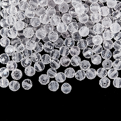 2 нити бусины из натурального розового кварца нити, граненые, круглые