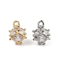 Латунные микро проложить кубического циркония подвески, ромб прелести