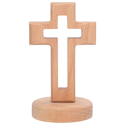 Деревянные крестообразные фигурки-украшения, для украшения церкви и дома, с магнитным