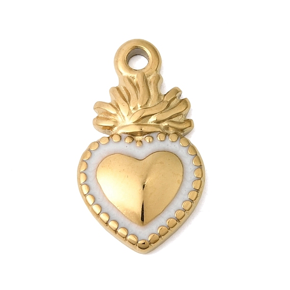 304 нержавеющей стальной эмали подвески, чары священного сердца, ионное покрытие (ip)