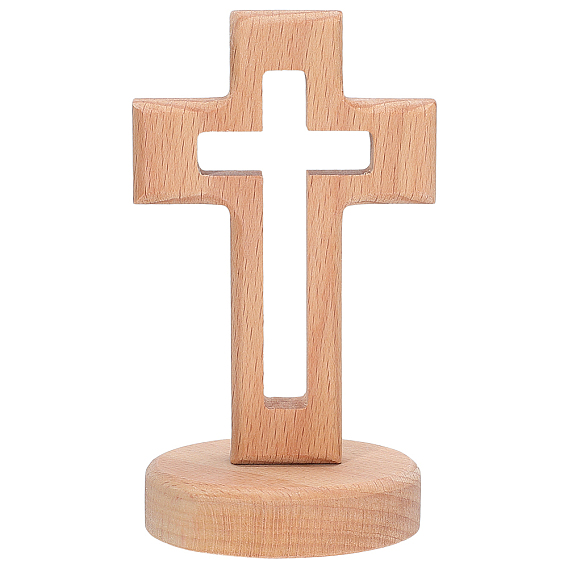 Деревянные крестообразные фигурки-украшения, для украшения церкви и дома, с магнитным
