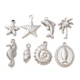 304 Stainless Steel Pendants, Ocean Theme Charms