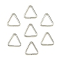 SHEGRACE Brass Adjuster Triangle Buckles, Fit For Top Drilled Beads, Webbing, Strapping Bags, Cadmium Free & Nickel Free & Lead Free