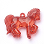 Transparent Acrylic Pendants, Horse
