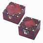 Olycraft Wood Jewelry Box, with Front Clasp, for Arts Hobbies and Home Storage, Rectangle