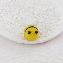 Wool Felt Cabochons, Bees