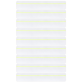 PEVA Self-Adhesive Luminous Anti-slip Sticker with Neon Green Strip, Rectangle