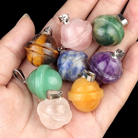 Gemstone Pendants, Round