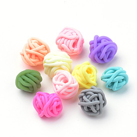 Handmade Polymer Clay Beads, Clew
