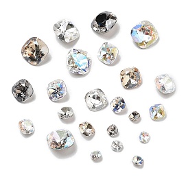 K9 Glass, Imitation Czech Rhinestone, Suqare