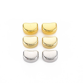 Rack Plating Alloy Beads, Cadmium Free & Nickel Free & Lead Free, Bean