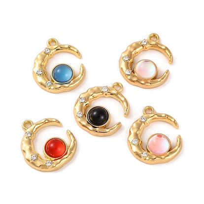 Сплава кристалла горный хрусталь подвески, Луна прелести