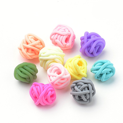 Handmade Polymer Clay Beads, Clew