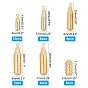SUPERFINDINGS Brass Fishing Gear, Bullet Shot Weights, Fishing Sinkers Weights