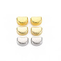 Rack Plating Alloy Beads, Cadmium Free & Nickel Free & Lead Free, Bean
